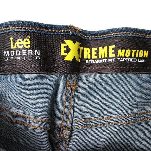 Lee Modern Series Men's Extreme Motion Straight Fit Tapered Leg Jeans Size 34x30 - Picture 6 of 7